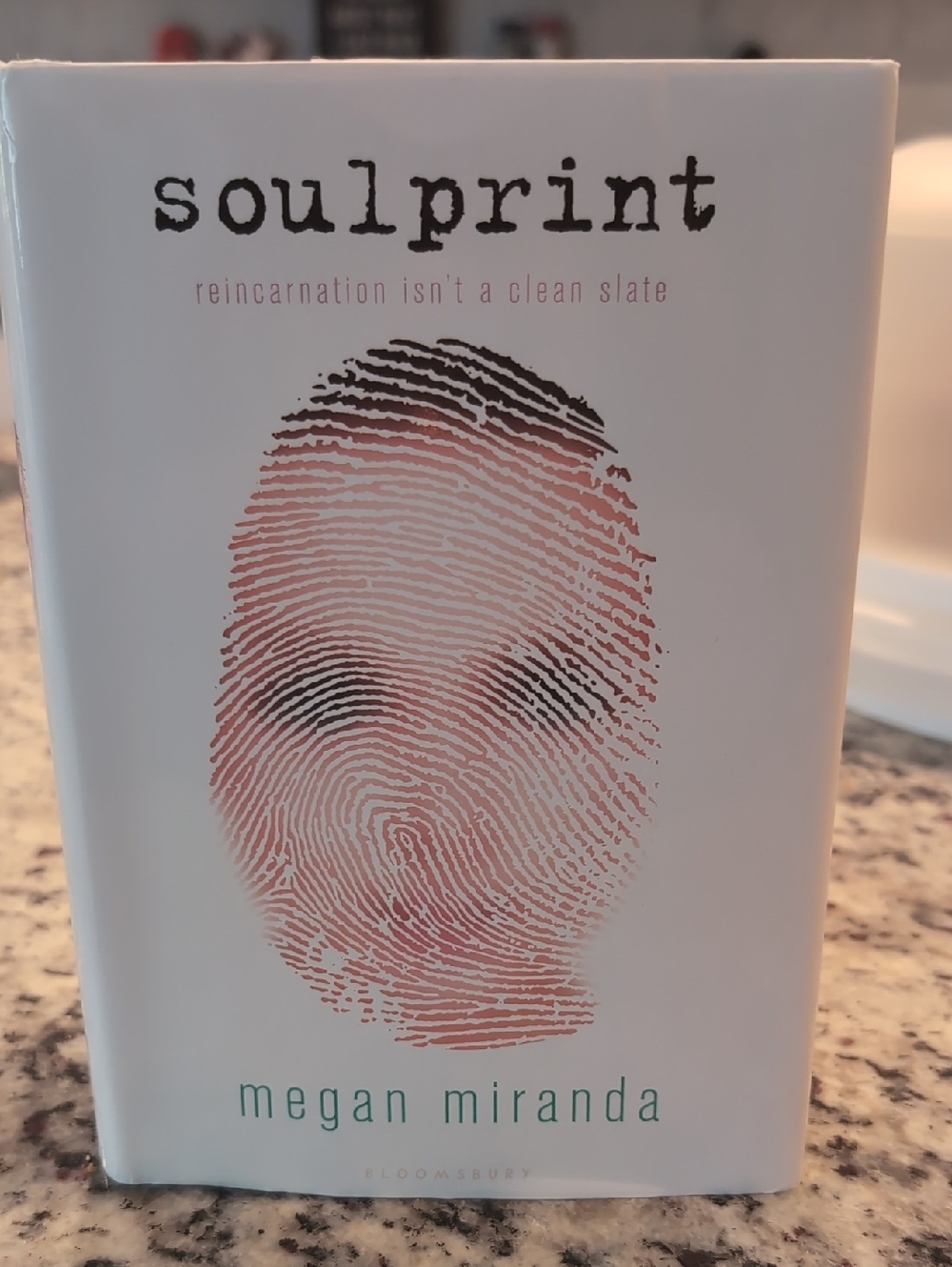 Soulprint by Megan Miranda - White Cover with Pink Accent
